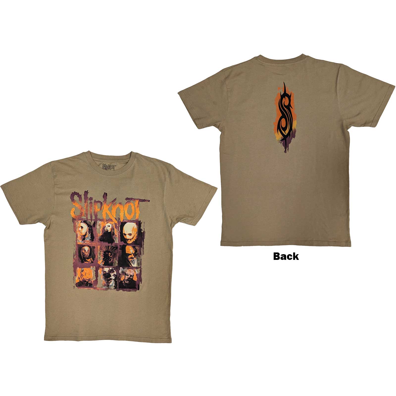Slipknot Unisex T-Shirt: The End So Far Grid Photos (Back Print) (Medium)