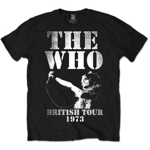 The Who Unisex T-Shirt: British Tour 1973 (Small) - 2