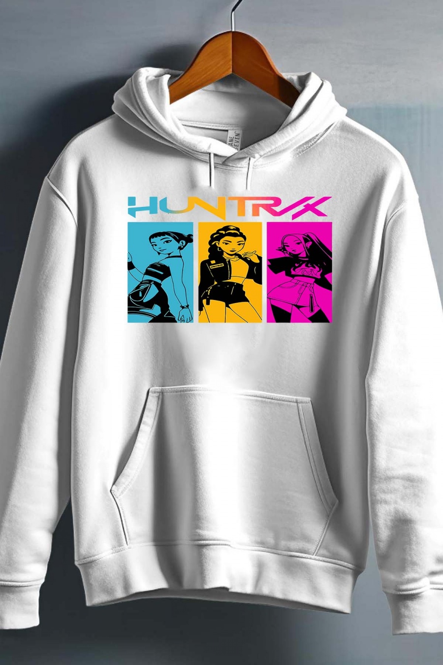 Huntrix Kpop Demon Hunters Barn Hettegenser - Demon Class - Hvit - Unisex