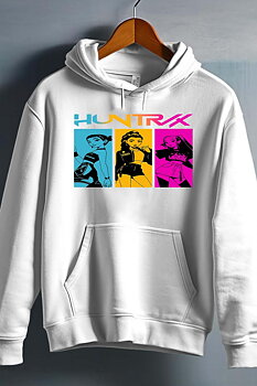 Huntrix Kpop Demon Hunters Barn Hoodie - Demon Class - Vit - Unisex