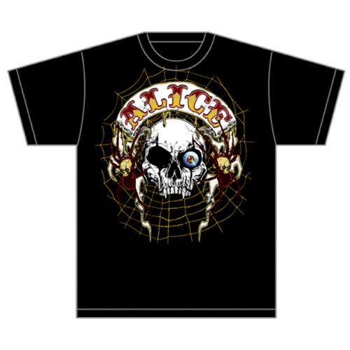 Alice Cooper Unisex T-Shirt: Band Back Patch (Small)