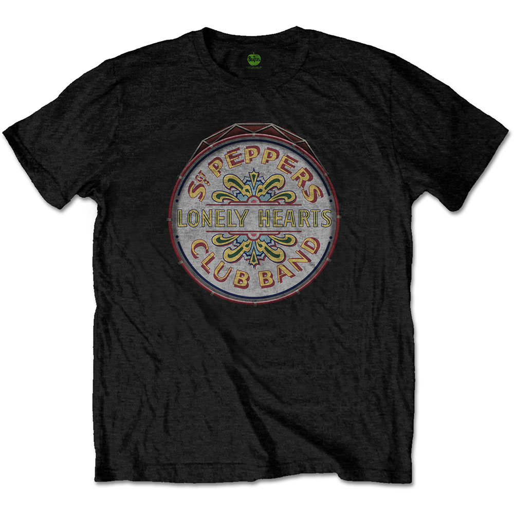 The Beatles Unisex T-Shirt: Original Pepper Drum (Medium)