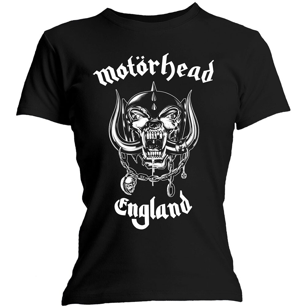 Motorhead Ladies T-Shirt: England (Large)