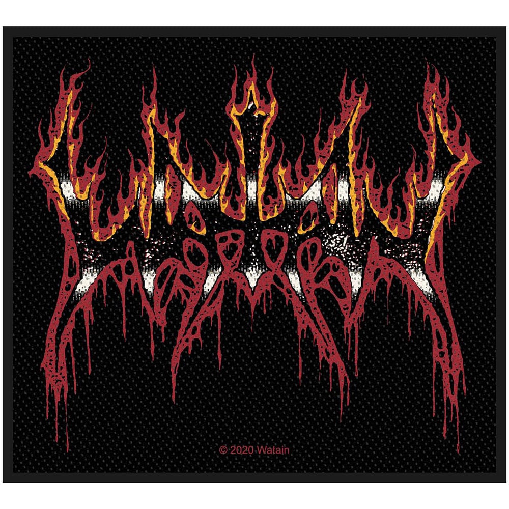 Watain Standard Patch: Flaming Logo