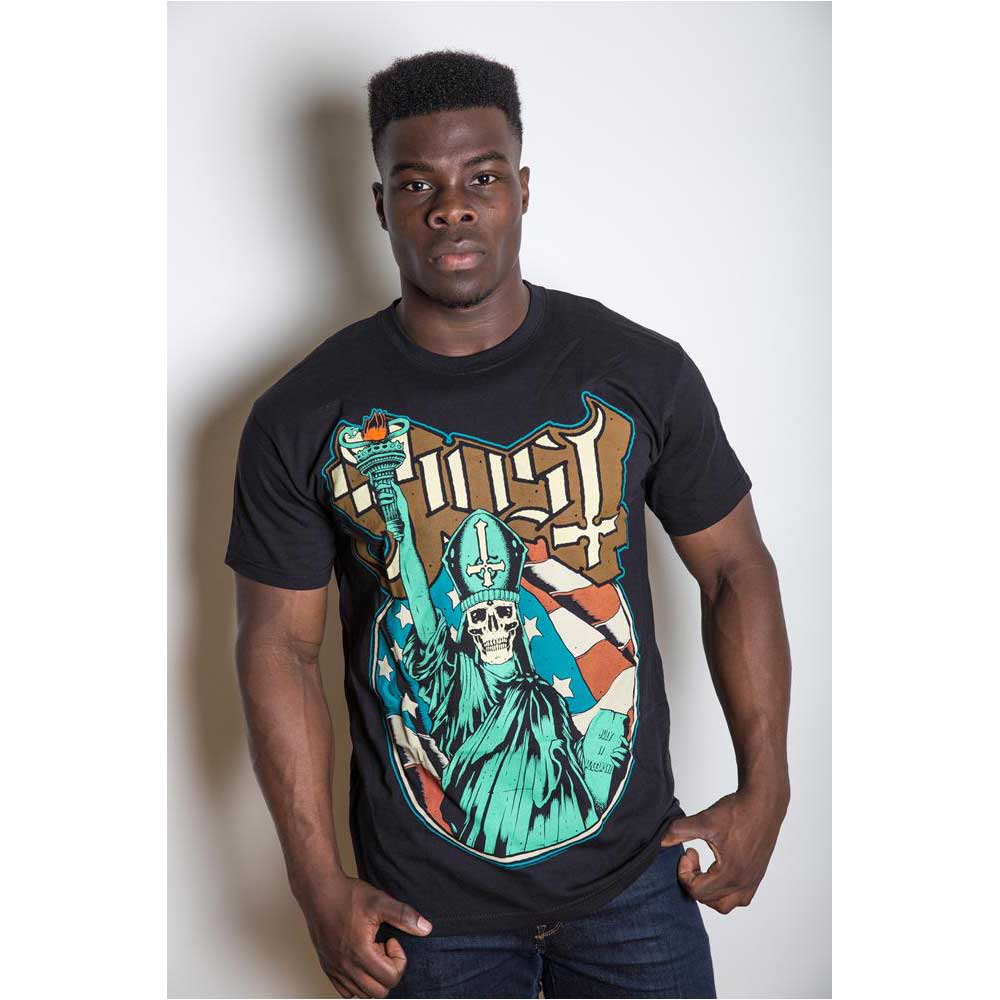 Ghost Unisex T-Shirt: Statue of Liberty (Small) - 2