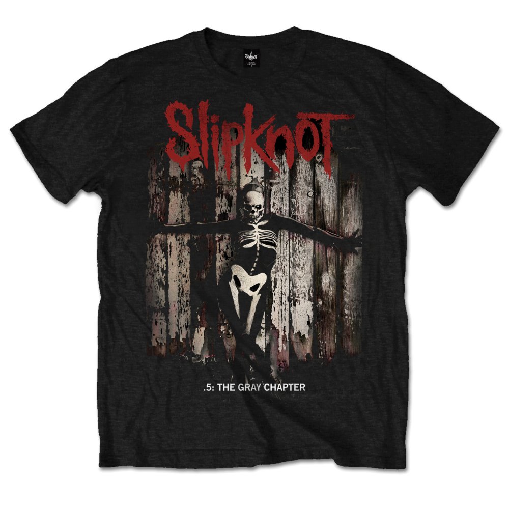 Slipknot Unisex T-Shirt: .5: The Gray Chapter Album (Medium)