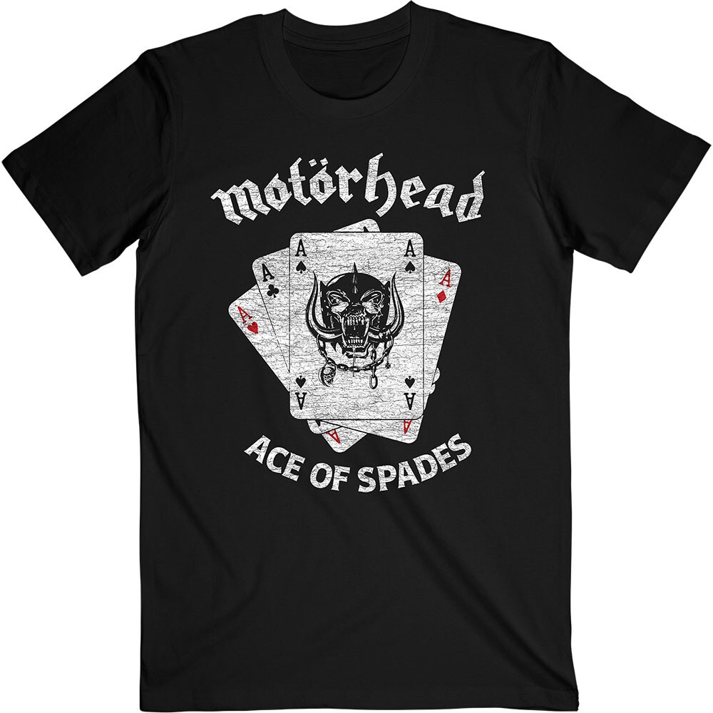Motorhead Unisex T-Shirt: Flat War Pig Aces (Large)