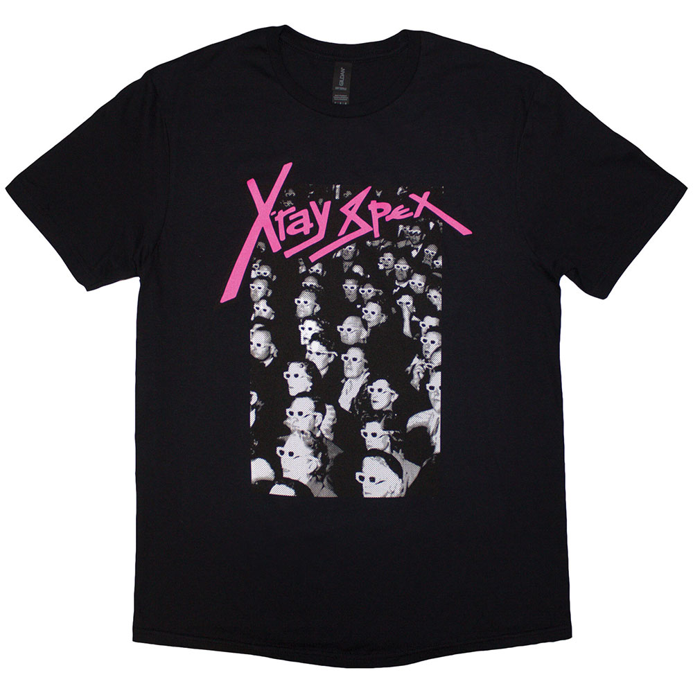 X-Ray Spex Unisex T-Shirt: 3D Cinema (Black) (Medium)