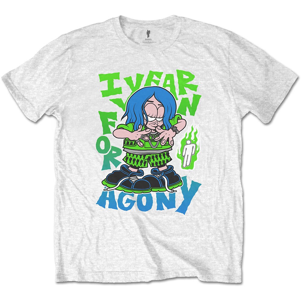 Billie Eilish Unisex T-Shirt: Agony (Large)
