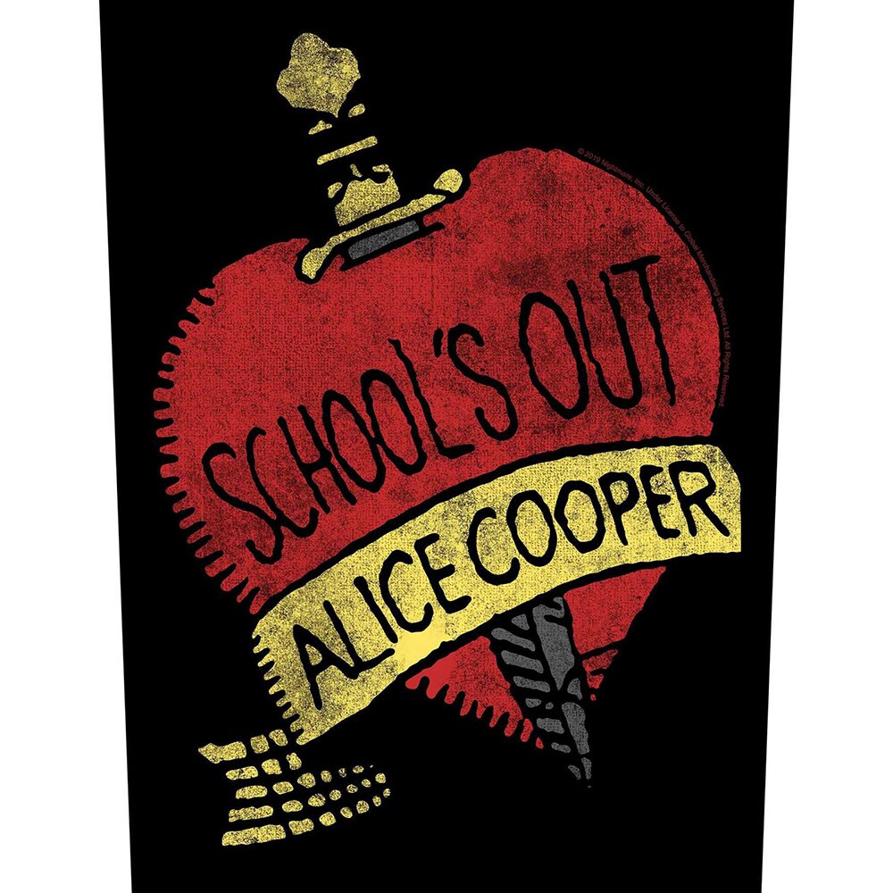 Alice Cooper Back Patch: School's Out