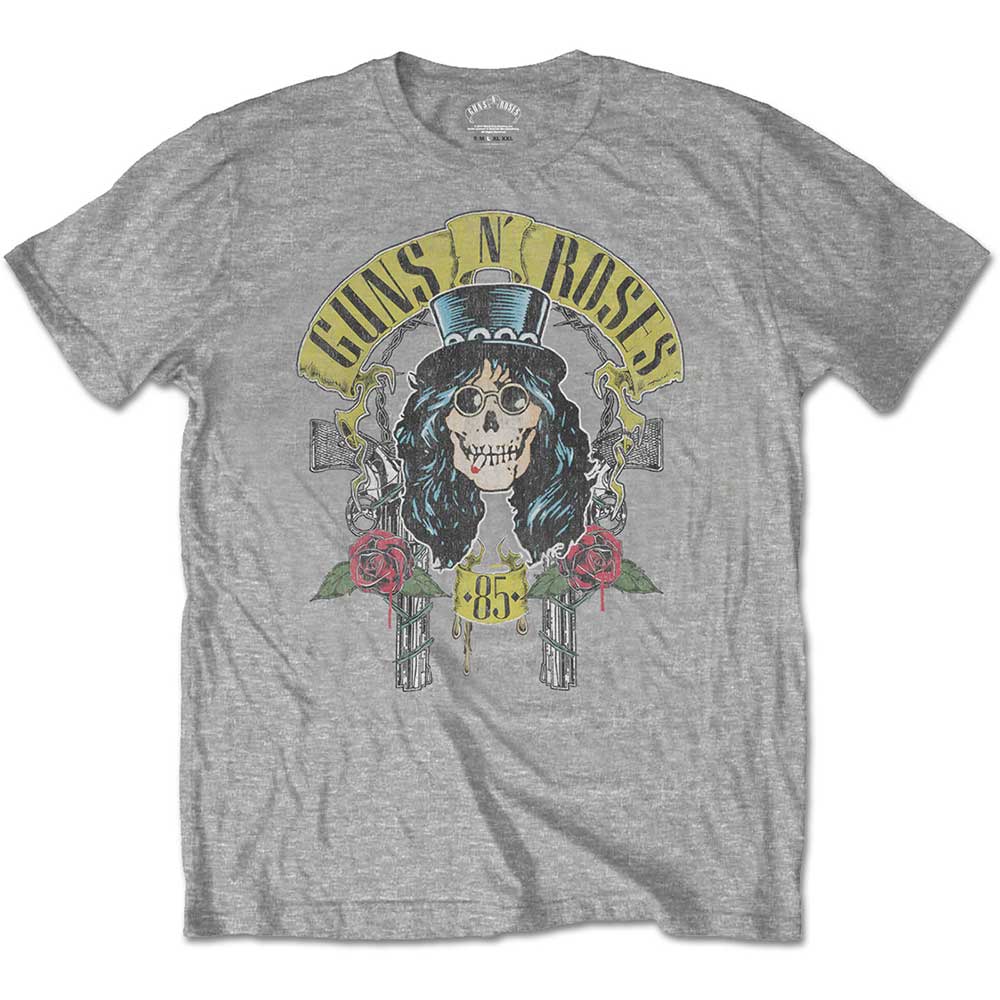 Guns N' Roses Unisex T-Shirt: Slash '85 (Large)
