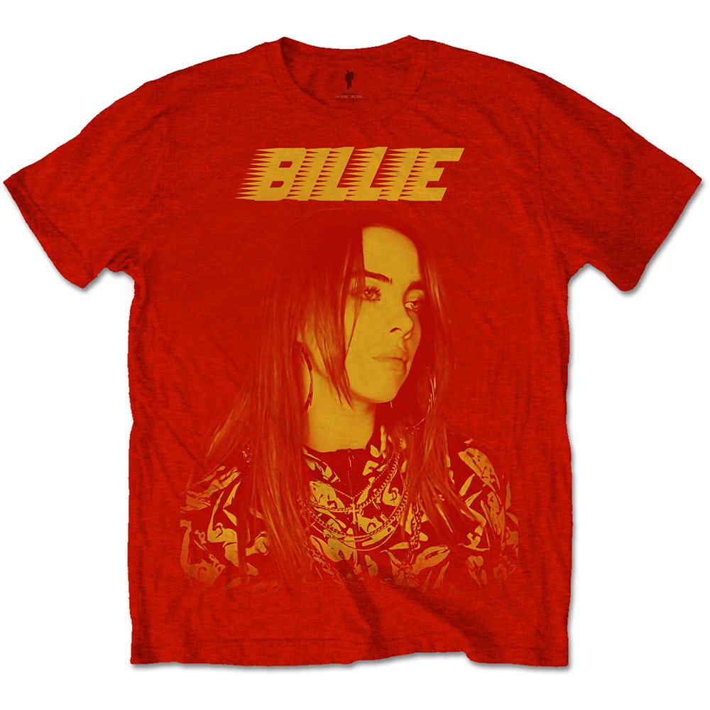 Billie Eilish Unisex T-Shirt: Racer Logo Jumbo (XX-Large)