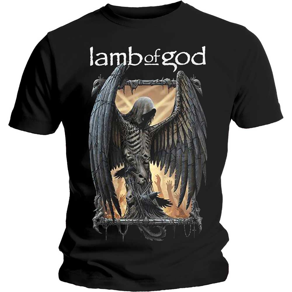 God Unisex T-Shirt: Winged Death (Large 