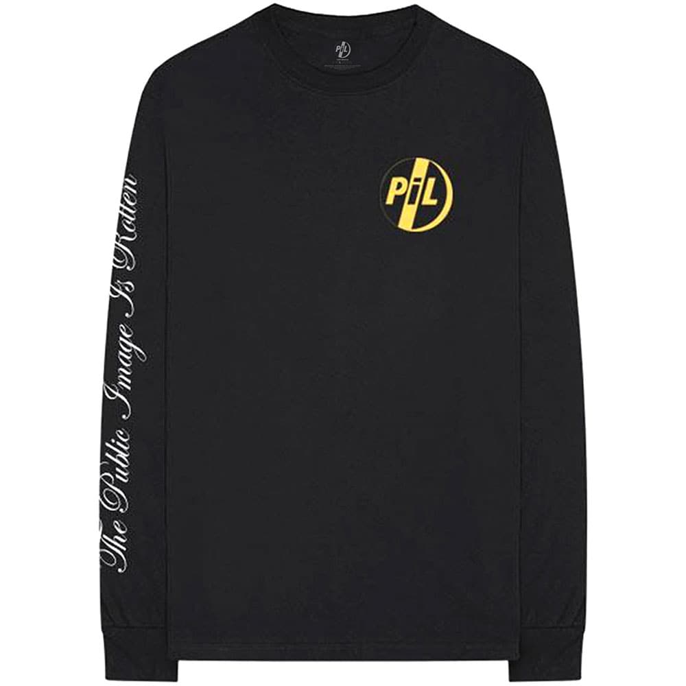 PIL (Public Image Ltd) Unisex Long Sleeved T-Shirt: Image is Rotten (Sleeve Print) (Small)