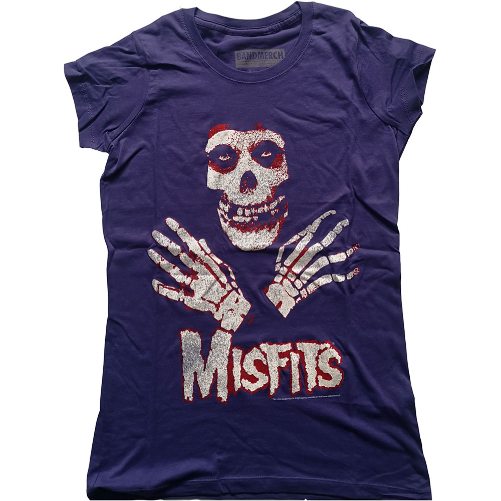 Misfits Ladies T-Shirt: Hands (Small)