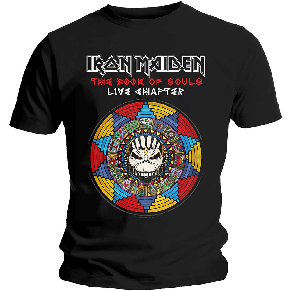 Iron Maiden Unisex T-Shirt: Book of Souls Live Chapter (Medium)
