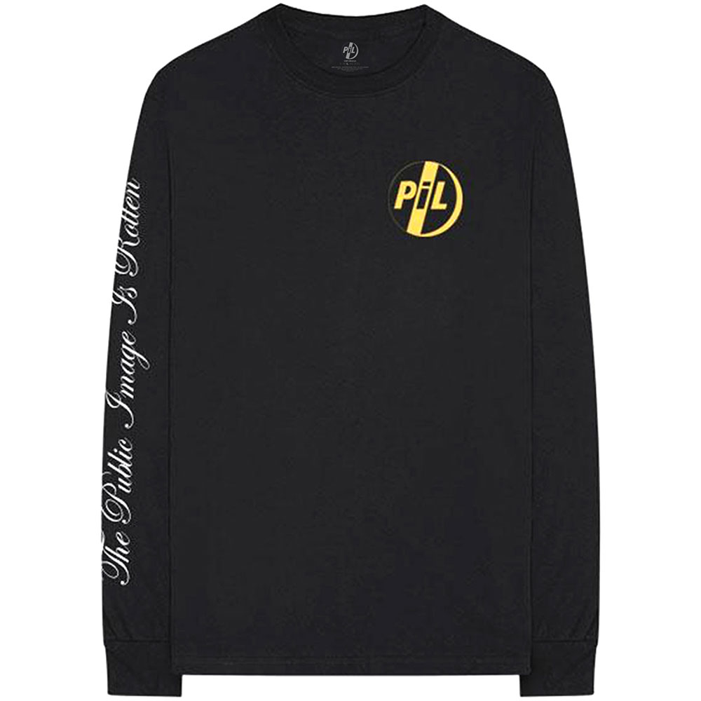 PIL (Public Image Ltd) Unisex Long Sleeved T-Shirt: Image is Rotten (Sleeve Print) (XX-Large)