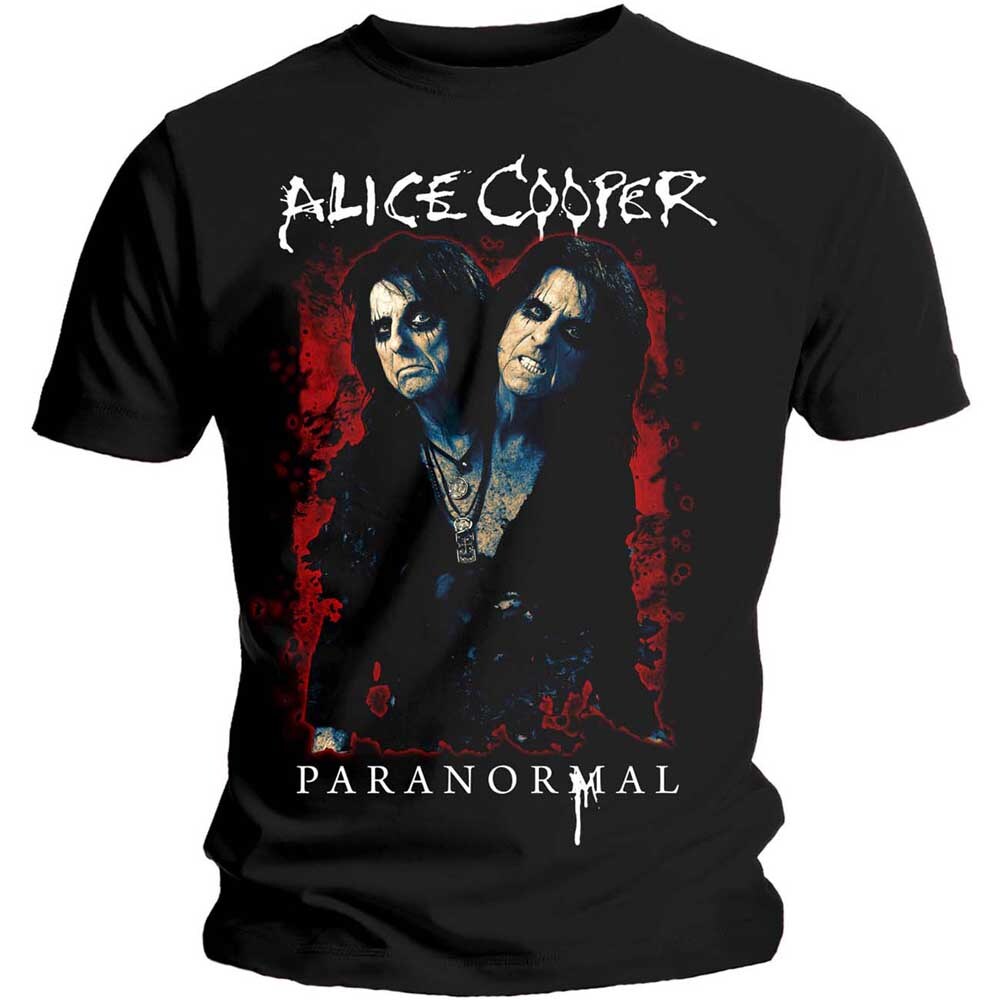 Alice Cooper Unisex T-Shirt: Paranormal Splatter (Medium) - 2