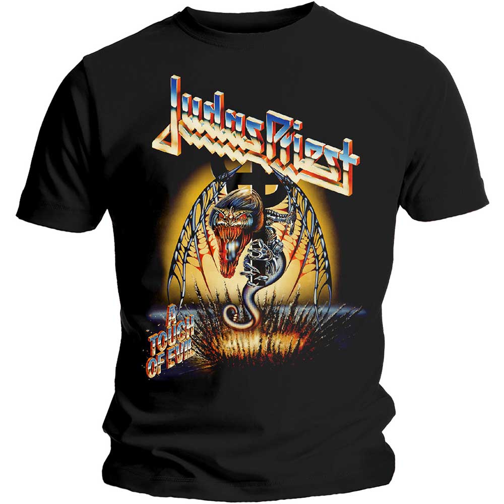 Judas Priest Unisex T-Shirt: Touch of Evil (Large) - 2