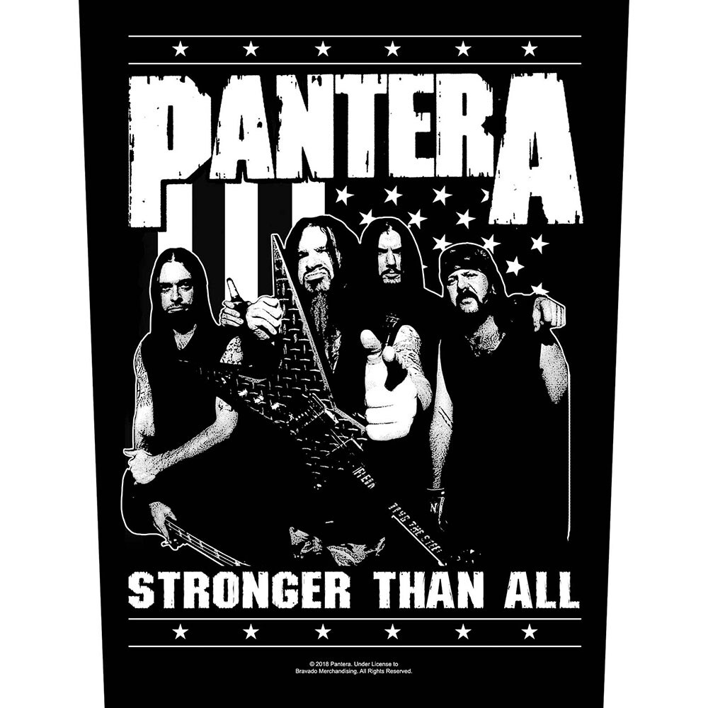 Pantera Back Patch: Stronger Than All