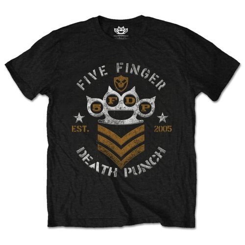 Five Finger Death Punch Unisex T-Shirt: Chevron (Medium) - 2