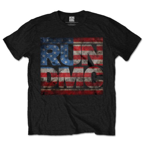 Run DMC Unisex T-Shirt: Americana Logo (Small)