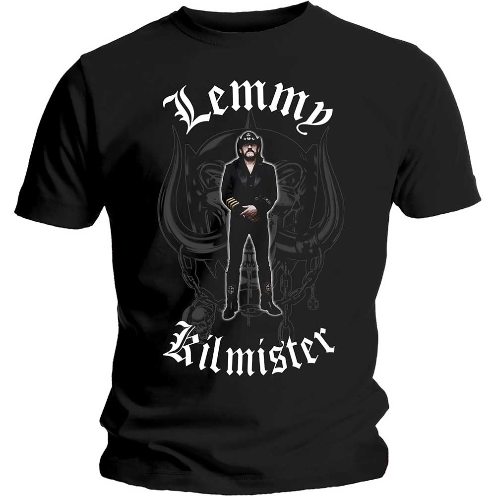 Lemmy Unisex T-Shirt: Memorial Statue (Medium) - 2
