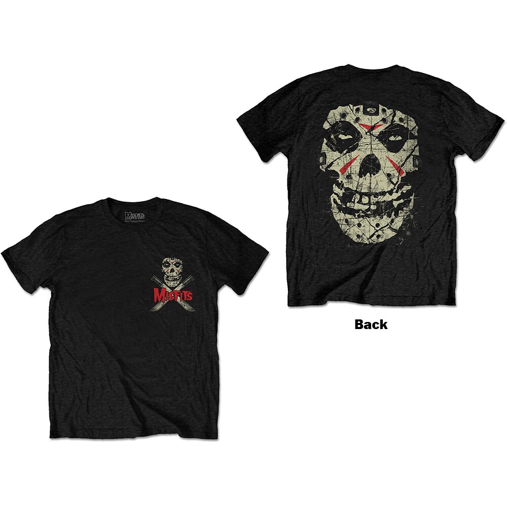 Misfits Unisex T-Shirt: Machete (Back Print) (Medium)