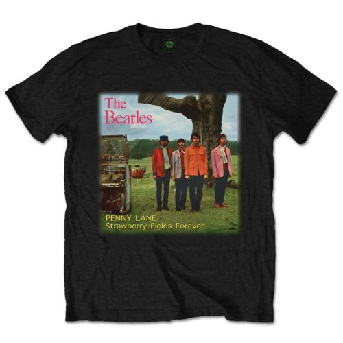 The Beatles Unisex T-Shirt: Strawberry Fields Forever (Small) - 2