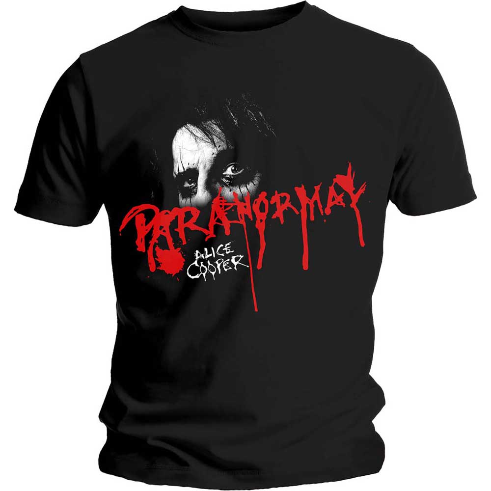 Alice Cooper Unisex T-Shirt: Paranormal Eyes (Medium)