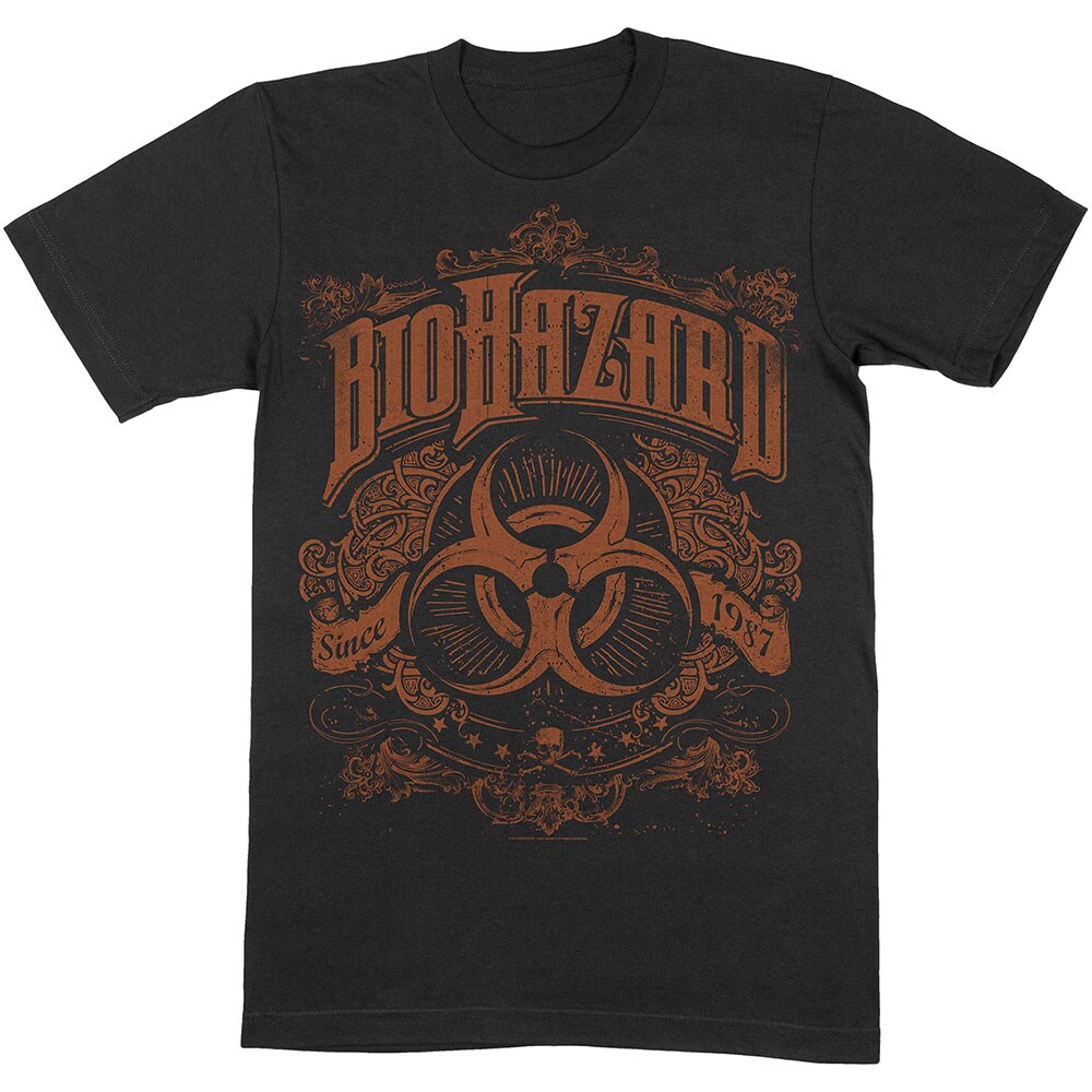 Biohazard Unisex T-Shirt: Since 1987 (Small)