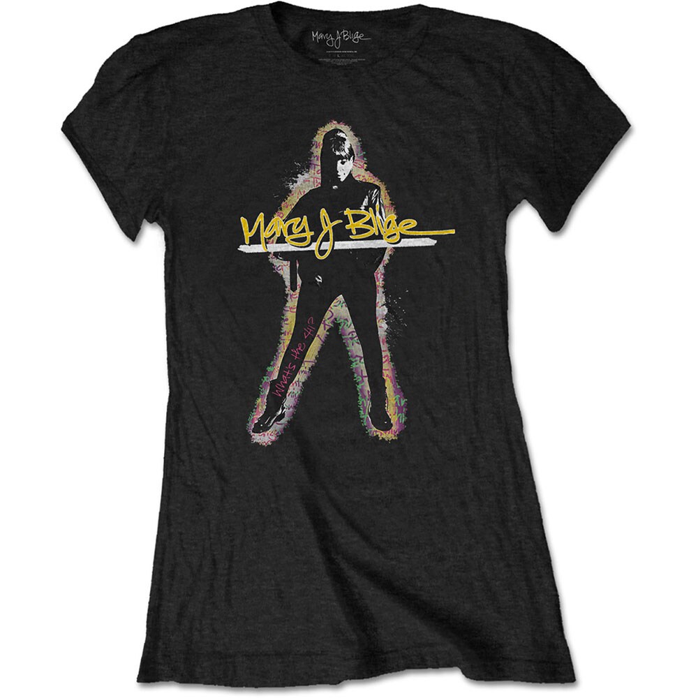 Mary J Blige Ladies T-Shirt: Glow (XX-Large)