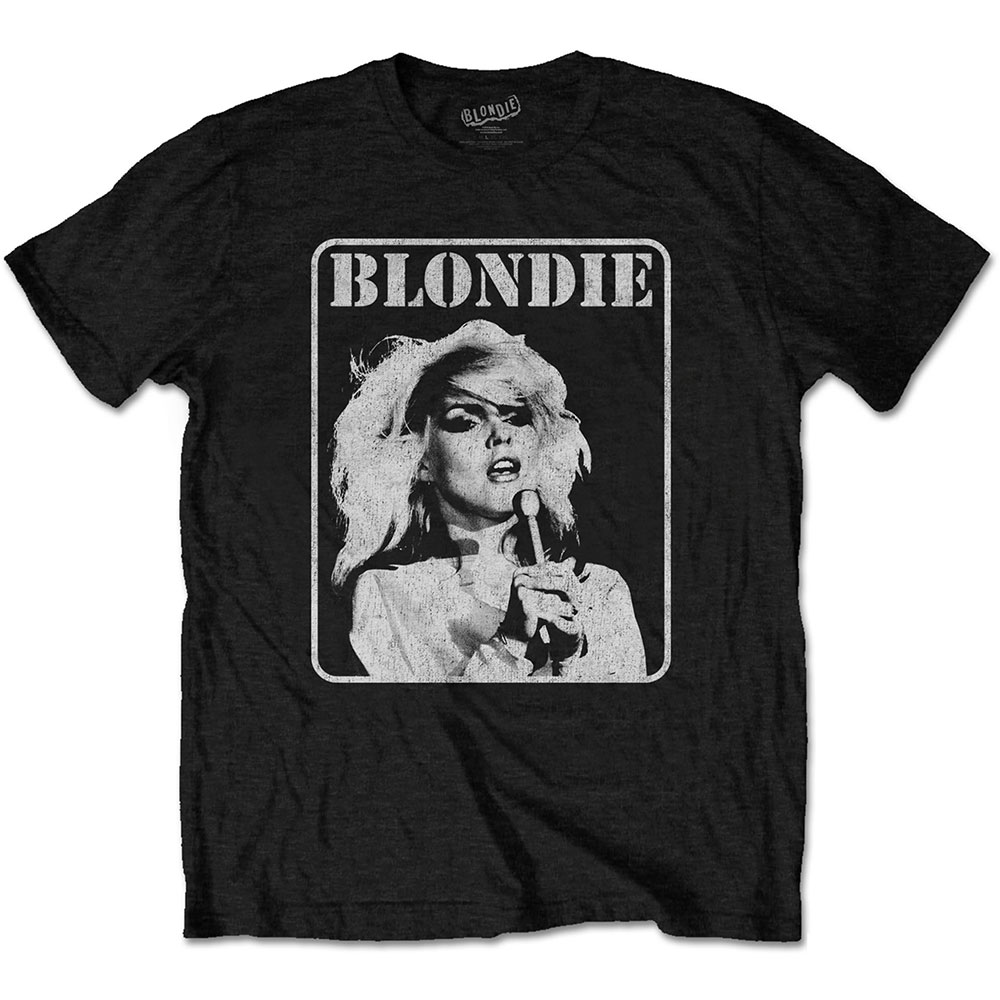 Blondie Unisex T-Shirt: Presente Poster (Medium)