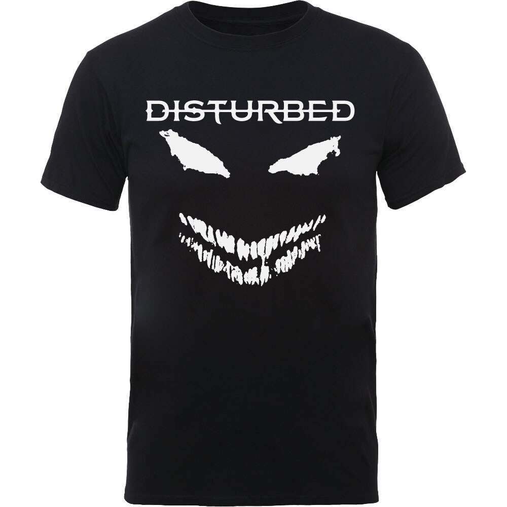 Disturbed Unisex T-Shirt: Scary Face Candle (Large) - 2