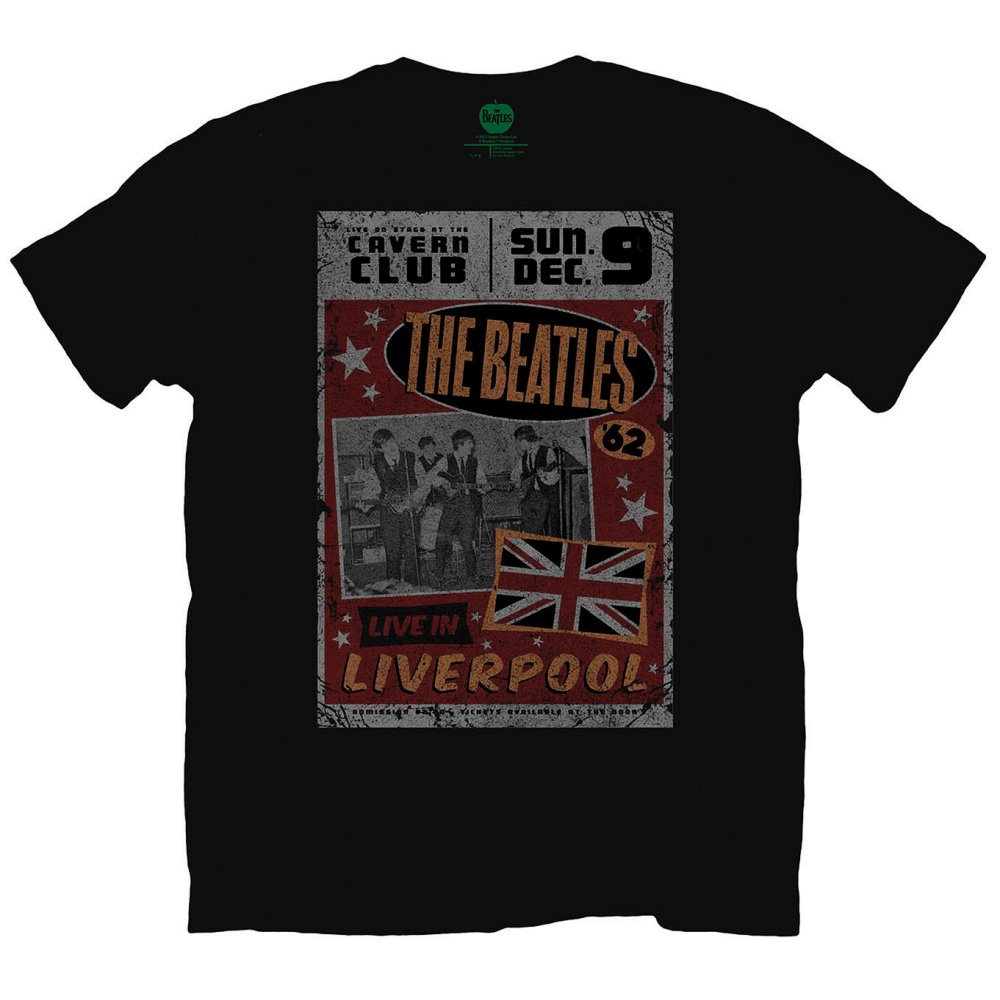 The Beatles Unisex T-Shirt: Live in Liverpool (Small)