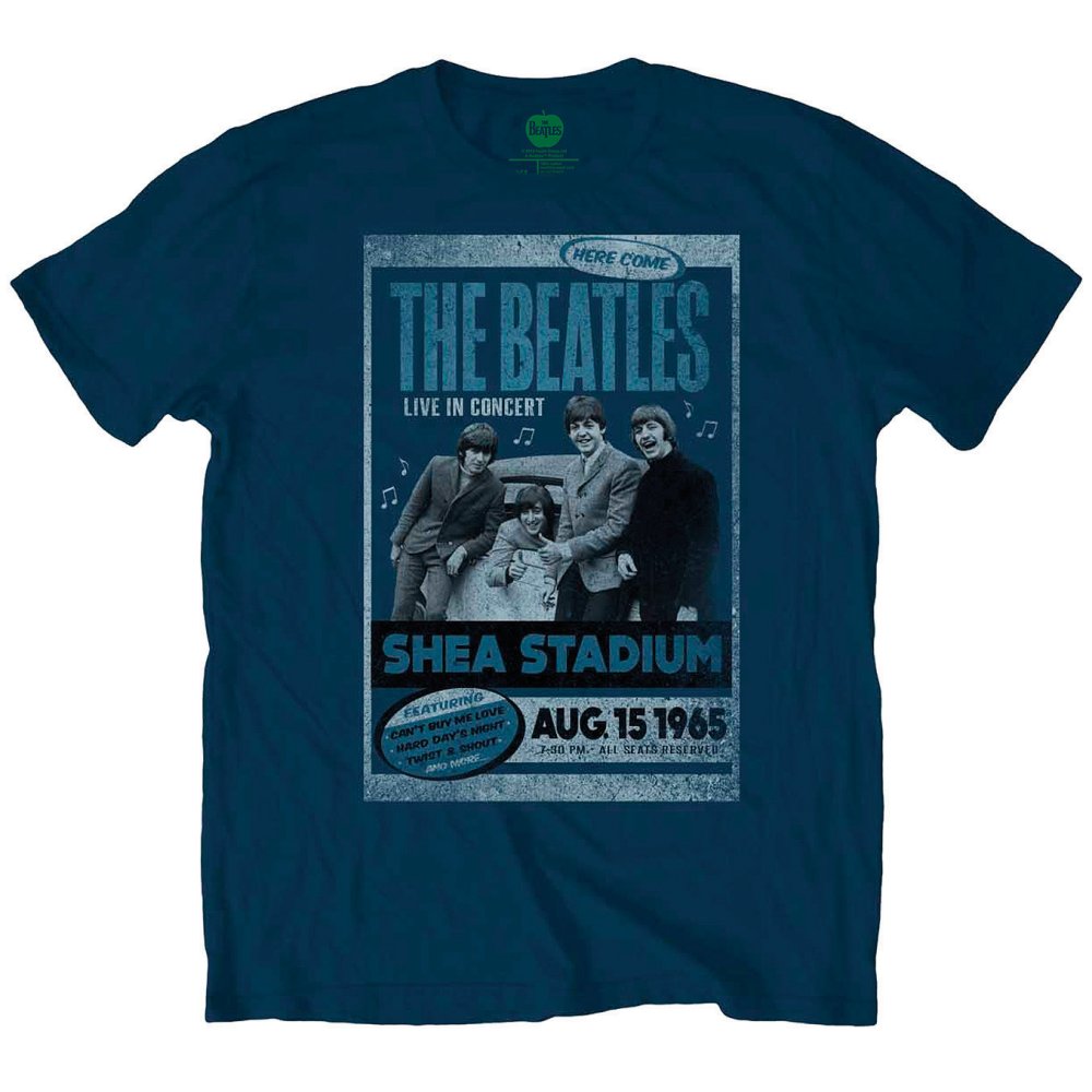 The Beatles Unisex T-Shirt: Shea Stadium 1965 (Small) - 2