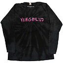 Yungblud Unisex Long Sleeved T-Shirt: Scratch Logo (Dip-Dye) (Large)