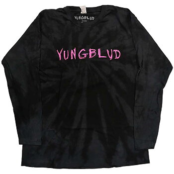 Yungblud Unisex Long Sleeved T-Shirt: Scratch Logo (Dip-Dye) (XXXX-Large)