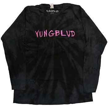 Yungblud Unisex Long Sleeved T-Shirt: Scratch Logo (Dip-Dye) (XXXXX-Large)