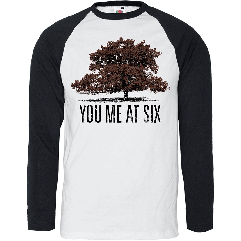 You Me At Six Unisex Raglan T-Shirt: Tree (Medium)