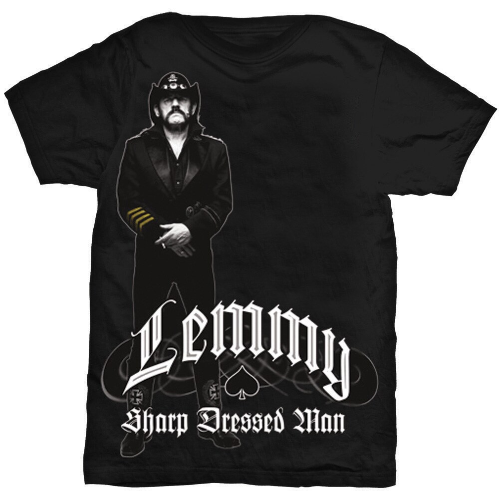 Lemmy Unisex T-Shirt: Sharp Dressed Man (Small) - 2