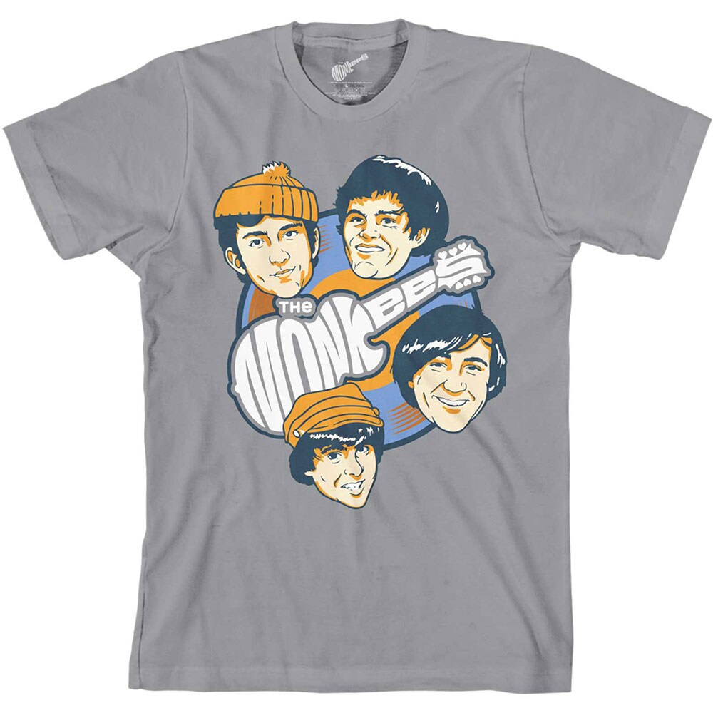 The Monkees Unisex T-Shirt: Vinyl Heads (Small)