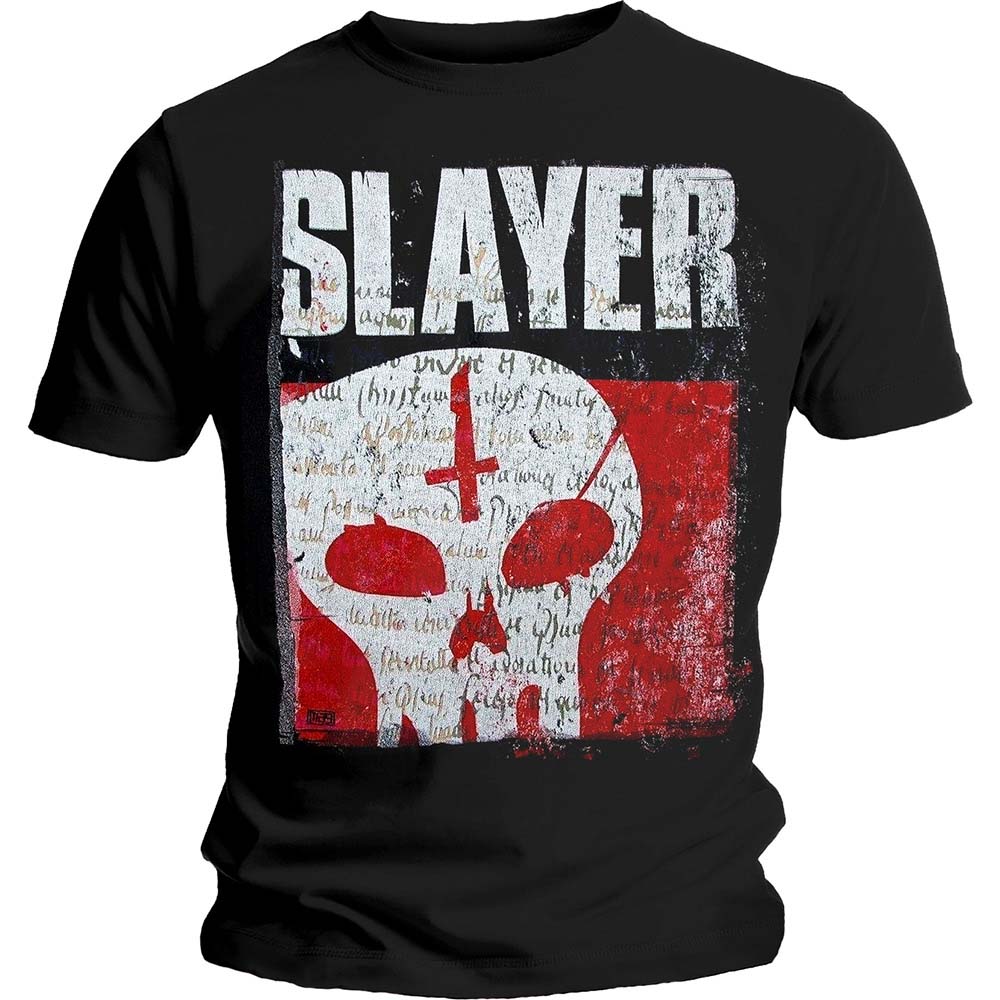 Slayer Unisex T-Shirt: Undisputed Attitude Skull (Small)