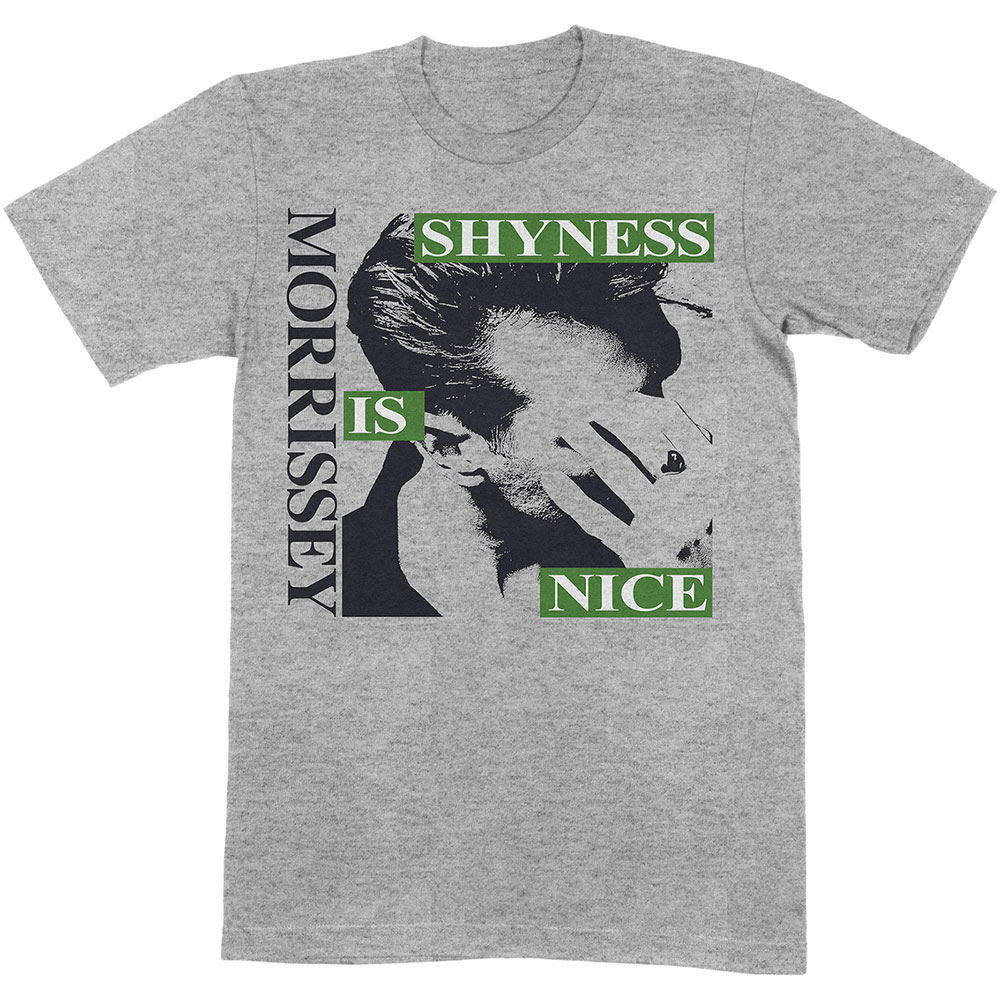 Morrissey Unisex T-Shirt: Shyness Is Nice (Medium)