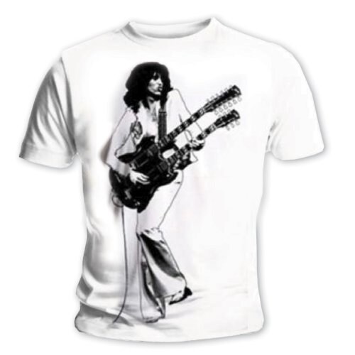 Jimmy Page Unisex T-Shirt: Urban Image (Small) - 2