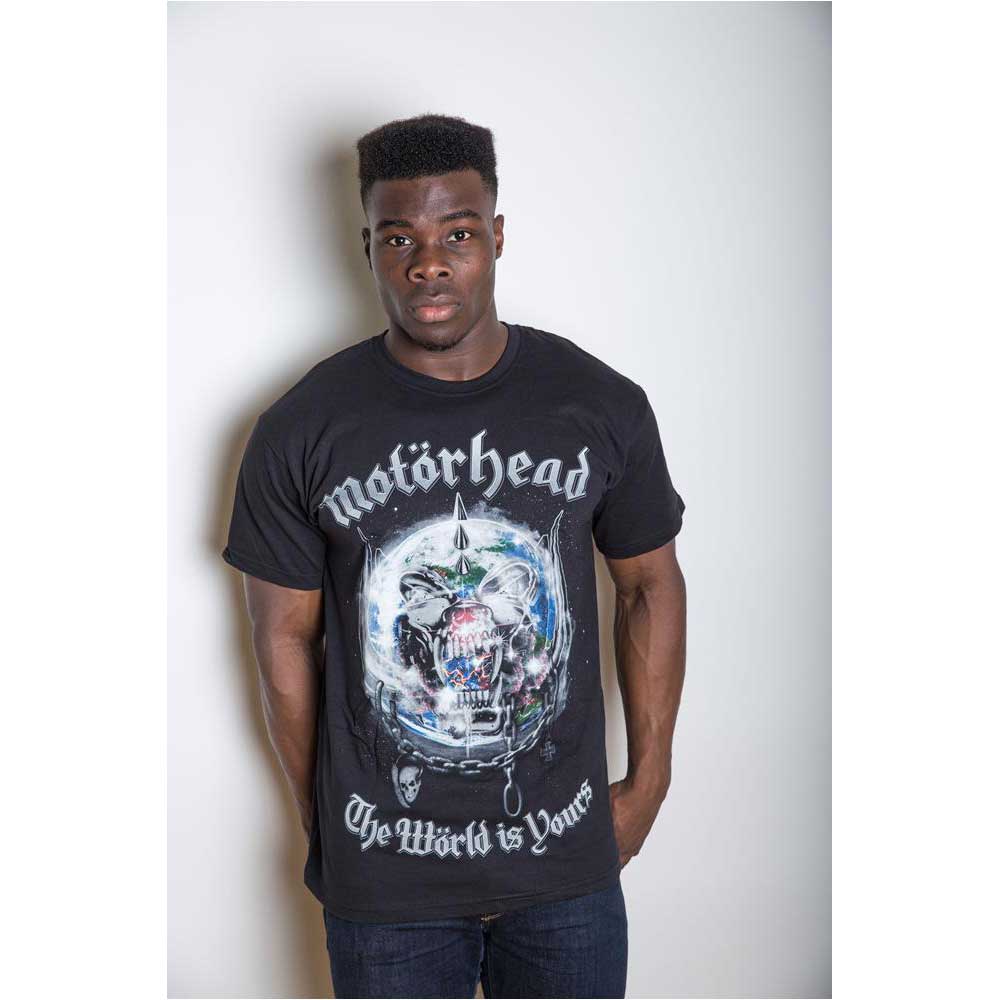 Motorhead Unisex T-Shirt: The World is your Album (Small)