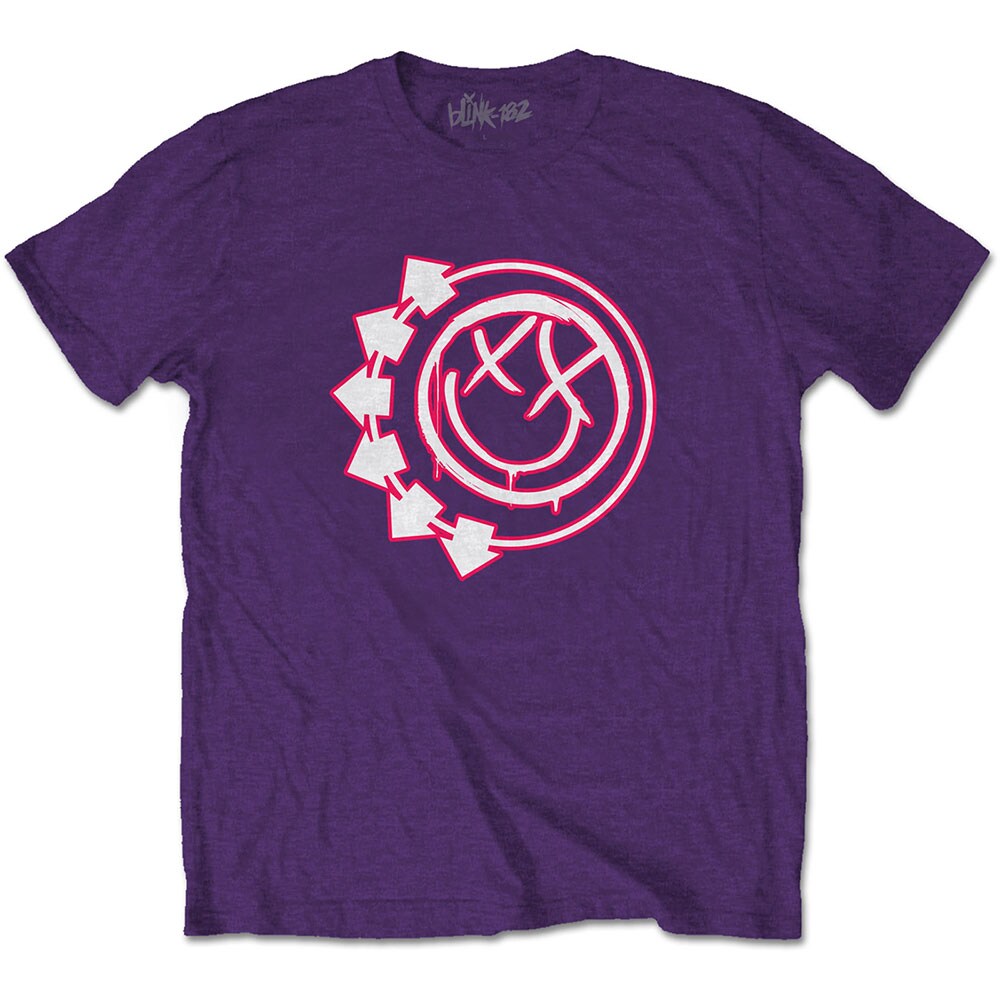 Blink-182 Unisex T-Shirt: Six Arrow Smiley (X-Large)