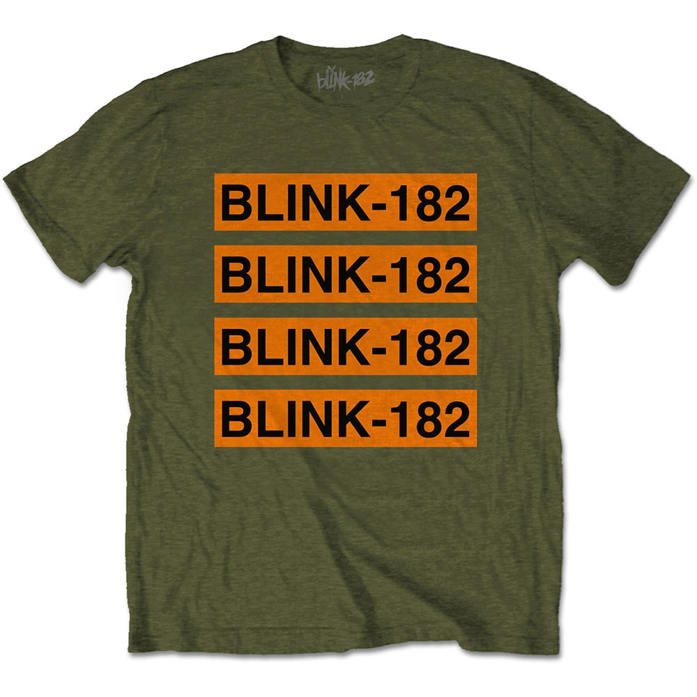 Blink-182 Unisex T-Shirt: Log Repeat (Large)