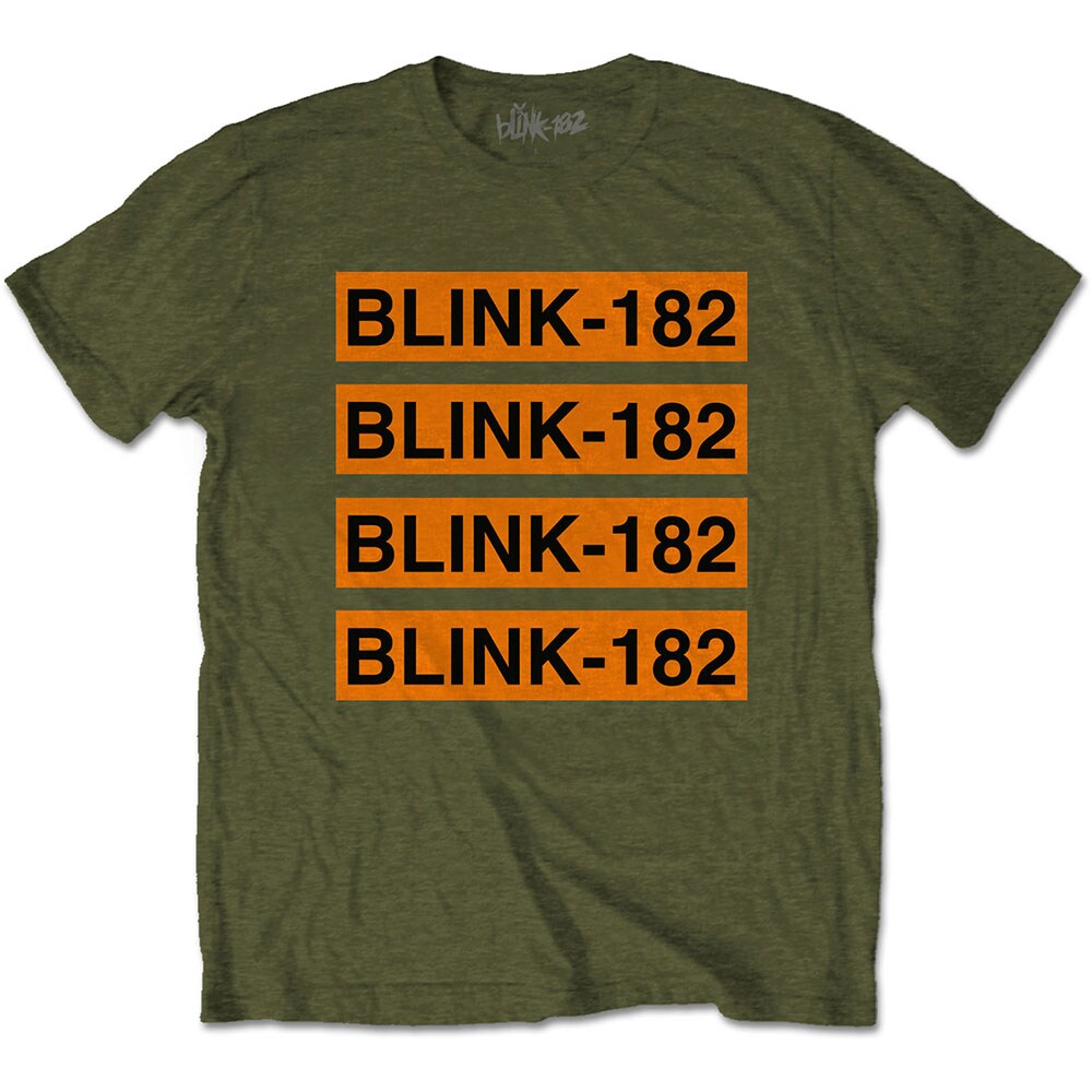 Blink-182 Unisex T-Shirt: Log Repeat (XX-Large)