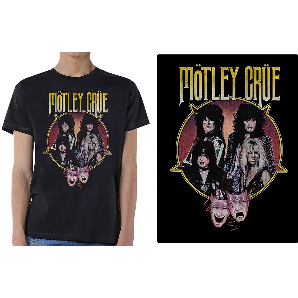 Motley Crue Unisex T-Shirt: Theatre Pentagram (Medium)
